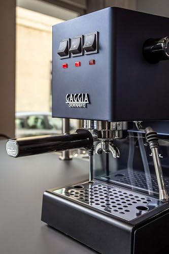Image of Kaapi Solutions Classic Semi-Automatic Espresso Machine, Commercial Grade, Classic Blue