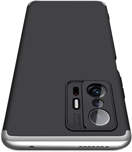 Miniatura 8 de Asdsinfor Funda compatible con Xiaomi Mi 11T Mi 11T Pro Ultra Delgada 3 en 1 Funda Protectora de Cuerpo Completo Duro PC Plástico Anti-Arañazos