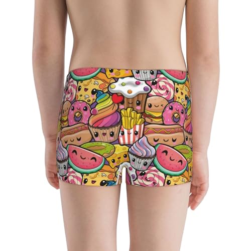 Boys' Cotton Boxer Brief Soft Underwear-Fruit-Flavored Ice-Cream3