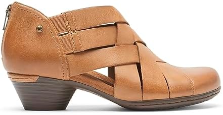 Cobb Hill Women's Laurel Woven Pump, TAN, 9 | Image 4