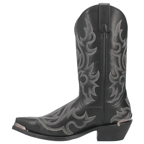Laredo Black Jameson Snip Toe 12 inch Men's Western Boots 685503