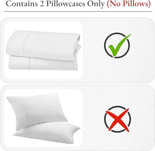 Image of Toddler Pillowcase 13 inchx18 inch - 100% Egyptian Cotton Travel Pillow Cases for Kids, Boys Girls 500 Thread Count Nursery Pillow Covers Set of 2 Pieces Smart Envelope Closure 13x18 Inches Silver Grey