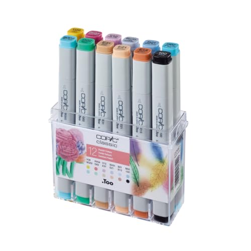 Copic Marker Pastel Set (Paquete de 12)