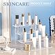 Janaden Make Up Organizer Acryl Riser Display Ständer 4 Stufen Display Regal Kosmetik Aufbewahrung Halter Durchsichtiges Acryl Aufsteller für Pop Figuren, Cupcake, Dessert, Gewürz 2 Stück