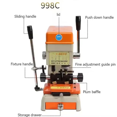 Machine de découpe universelle et de duplication de touche verticale 220V - 5