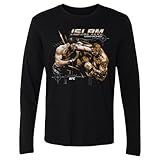 500 LEVEL Islam Makhachev Grunge Long Sleeve Shirt (Black, Large)