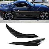 MUNALP Door Panel Garnish For Toyota GR Supra A90 A91 2019-2024 Exterior Decorative Accessories ABS Plastics (Glossy Black)