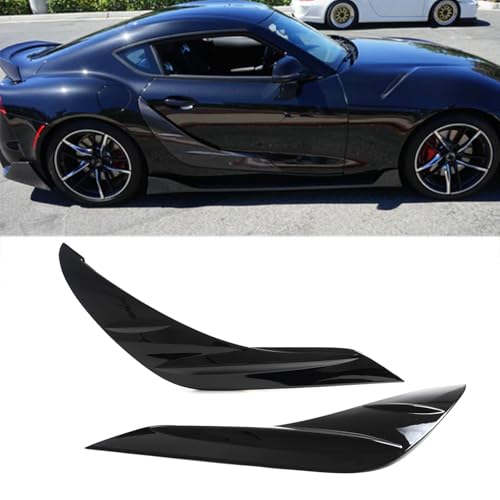 MUNALP Door Panel Garnish For Toyota GR Supra A90 A91 2019-2024 Exterior Decorative Accessories ABS Plastics (Glossy Black)