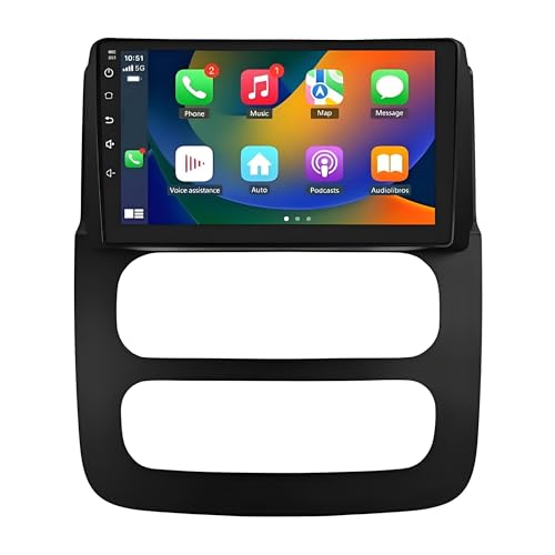 2GB+32GB �J�[���W�I�A�b�v�O���[�h - �p�̃_�b�W ���� (2002-2005) �p 9�C���` �^�b�`�X�N���[�� ���C�����X CarPlay/Android Auto�AGPS �i�r�Q�[�V���� �A���h���C�h�I�[�g