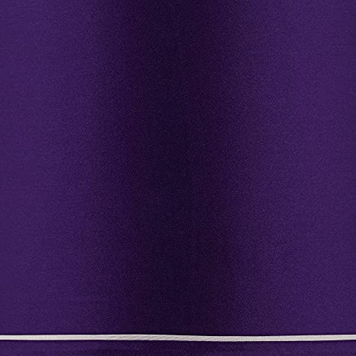 360 Lighting Abba Modern Industrial Floor Lamp Standing 66" Tall Sleek Brushed Nickel Silver Thin Metal Column Satin Purple Drum Shade Decor For Living Room Reading House Family Bedroom Home #TOP1