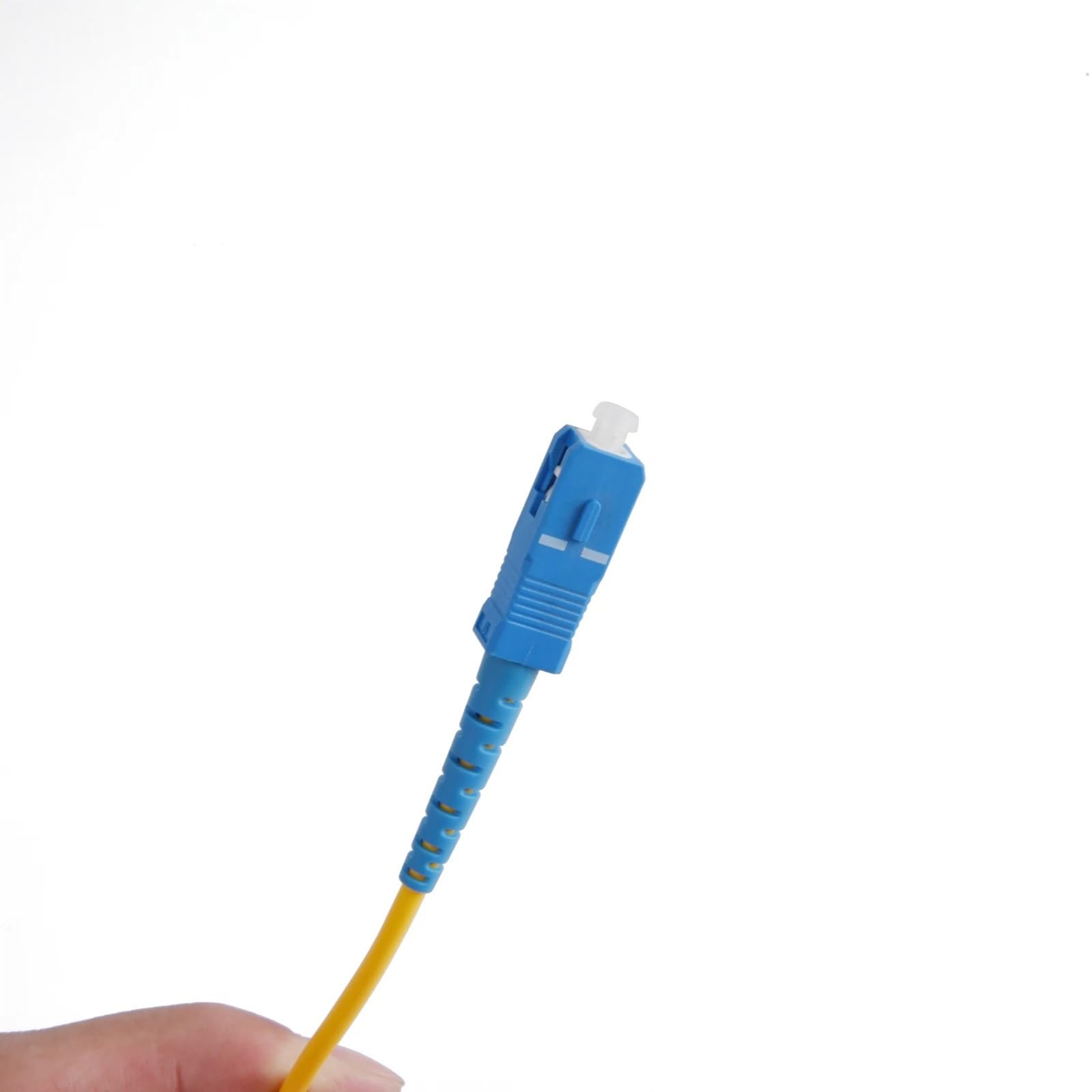 5PCS UPC SC a SC cavo di prolunga in fibra ottica Single-Core Single Mode Simplex Indoor Patch Cord 1M/3 metri/5/10M/15M/20M/30M filo(1M)