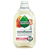 Seventh Generation EasyDose Laundry Detergent, Ultra Concentrated: 66 Loads, Mango & Mandarin Scent, 23.1 Fl Oz