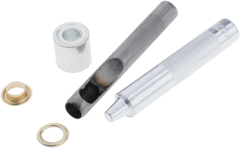 Luzhengyang 100 Sets Copper Eyelets with Washers & Setter for Canvas Leather Craft |, Easy to Use | Marine Boat Covers, Sewing, Home Improvement | DIY Copper Grommet Tool Kit