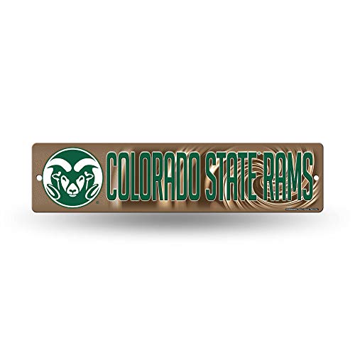 Rico Industries NCAA Colorado State Rams 16-Inch Plastic Street Sign Décor