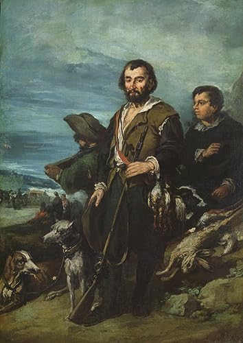 Portrait un chasseur Eugenio Lucas Velázquez toile grand format pour habiller un mur nu