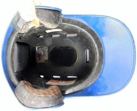 Rawlings S100 Jays Game Worn Used Size 7 1/4 Batting Helmet DM84761 - MLB Game Used Helmets