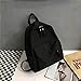 Produktbild PJY Rucksack, Canvas, Damen, Diebstahlschutz, Schultertasche, Schultasche für Teenager, Mädchen, 39,6 cm (15,6 Zoll), Laptop, Schwarz