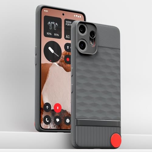 Image of Shockproof Case for CMF by Nothing Phone 2 Pro 5G | Full Camera Protection | TPU Flexible Back Cover for CMF by Nothing Phone 2 Pro 5G (Graphite Grey)