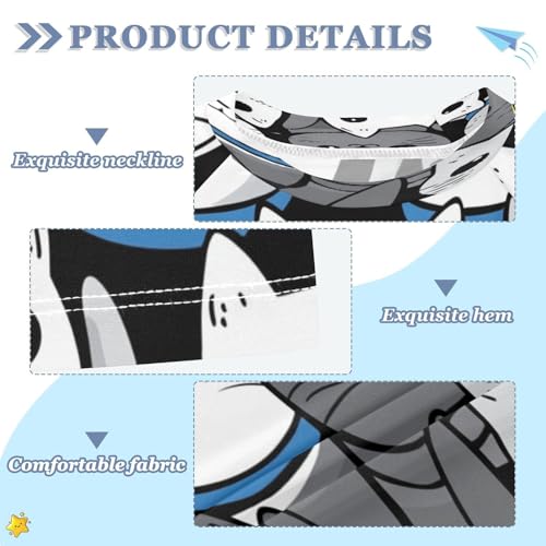 Boys Short Sleeve T-Shirts Cute Cow Cat Black Rashguard Kids Swim Shirts Sun UPF 50+3