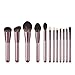 Produktbild Skjfdmiy 12 Sets Make-up Pinsel, Geeignet for Frauen Kosmetik, Kunstfaser, weiche Mikrofaser, professionelle Make-up Pinsel, beste Geschenk, for Foundation Kabuki Blush Concealer