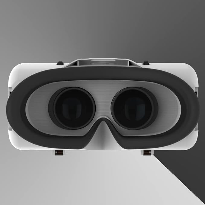 Image of Drumstone (𝐒𝐩𝐞𝐜𝐢𝐚𝐥 𝟏𝟓 𝐘𝐞𝐚𝐫𝐬 𝐖𝐚𝐫𝐫𝐚𝐧𝐭𝐲) 3D VR Headset with HD Lenses for Android & iOS | Virtual Reality Glasses with Eye Protection, Adjustable Strap, Soft Padding | 360 Video