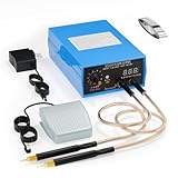 Hosyond 5000W Battery Spot Welder, Portable Adjustable Spot Welding Machine for 18650 Lithium Batteries, Welding Nickel Sheets 0.1-0.25mm