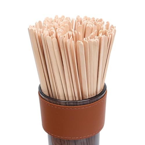Antetok 190-100-SAN Wooden Coffee Stirrers - Coffee Stir Sticks 7.5 Inch,100Pcs Disposable Birch Wood Coffee/Beverage Stirrers,Swizzle Drink Sticks,Coffee Bar Accessories thumb #7
