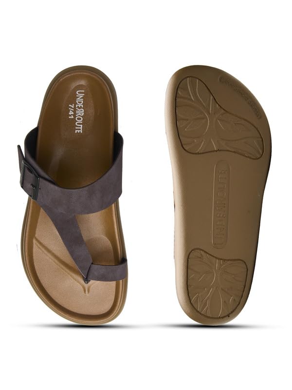 Image of UNDERROUTE mens Underroute Urgh 05 Stylish Durable Soft Footbed Synthetic Casual Sandals for Men Sandal