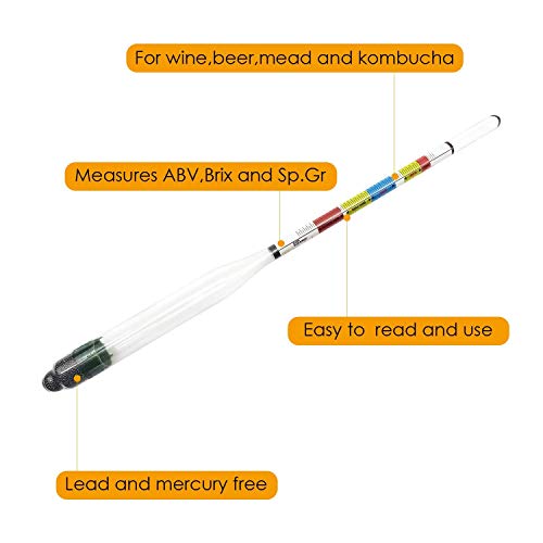 Ayigu HG-001 Hydrometer And Test Jar thumb #2