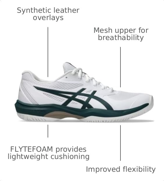Image of ASICS Men's Game FlyteFoam Tennis Shoes