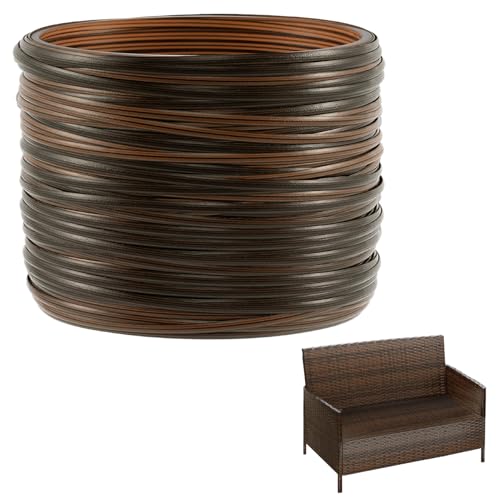 Biggun 230ft Wicker Repair Kit - Rattan Patio Chair Sofas Repair Supplies for Outdoor Lawn Furniture, Premium New Materials Basket Weaving Webbing Replacement Parts