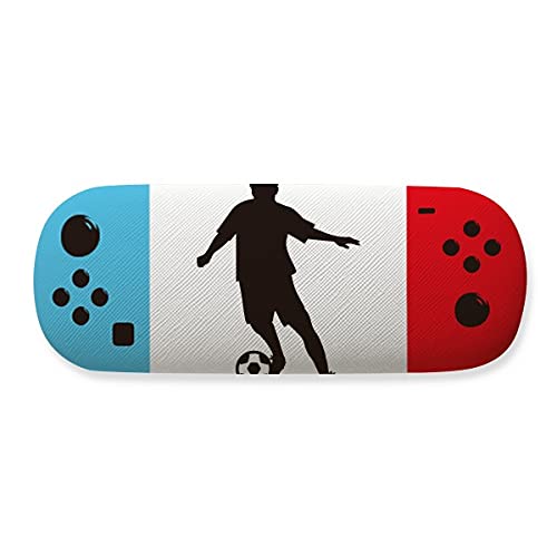 Étui de rangement pour lunettes football créatif