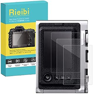 Rieibi (3 Packs) Screen Protector for Fujifilm Mini EVO X-Pro1 Digital Camera, 0.33mm 9H Hardness Tempered Glass Film for Fuji XPRO1 X-Pro 1 Anti-Fingerprint Anti-Scratch Ultra-clear