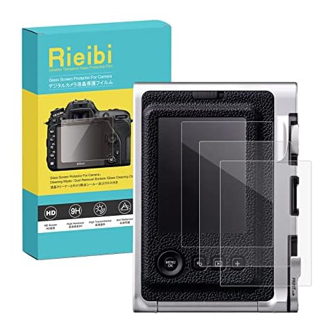 Rieibi (3 Packs) Screen Protector for Fujifilm Mini EVO X-Pro1 Digital Camera, 0.33mm 9H Hardness Tempered Glass Film for Fuji XPRO1 X-Pro 1 Anti-Fingerprint Anti-Scratch Ultra-clear Cover