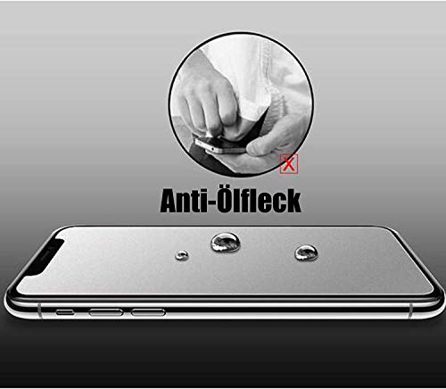 Panzerglas für iPhone 12 Mini von Haiwill – 3 Stück matte Schutzfolie