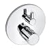 Produktbild Kludi Fertigmontageset für Unterputz-Wannen und Brause Thermostat mit Heisswassersperr, verchromt, 388300545