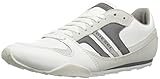 Diesel Men's Gunner Fashion Sneaker,White/Charcoal Grey,8.5 M US