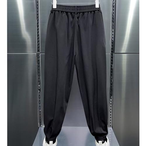 Maiyifu-GJ Men's Lightweight Solid Color Dress Pants Casual Cuffed Ankle Suit Pants Slim Tapered Summer Work Pants​4