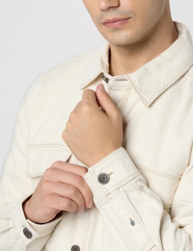 Image of Pepe Jeans Men's Solid Oversized Fit Shirt | Full Sleeve | Shirt for Men | Mens Casual Shirts