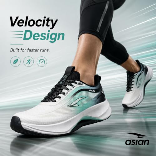 Image of ASIAN Quantum-13 Men's Lightweight Running Shoes | Breathable Sports Sneakers with Advanced Cushioning for Running, Training Athletic Sports Shoes for Daily Use