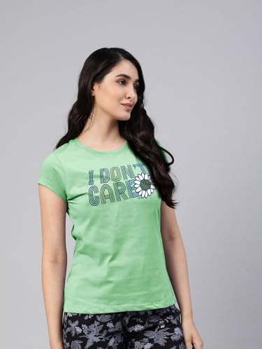 Image of Lyra Women's Cotton Regular Fit T-Shirt