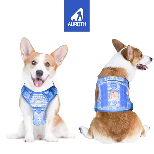 Image of AUROTH Tactical Dog Harness Medium Sized Dog No Pull Adjustable Dog Vest