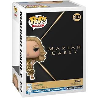 POP Rocks: Mariah Carey – The Emancipation of Mimi Gold Dress Funko Figurine en vinyle (livrée avec étui de protection compatible), multicolore, 9,5 cm - Les Beatles, Paul McCartney, John Lennon, RIngo Starr, George Harrison POP Rocks: Mariah Carey - The Emancipation of Mimi Gold Dress Funko Figurine en vinyle (livrée avec étui de protection compatible), multicolore, 9,5 cm – Image 4