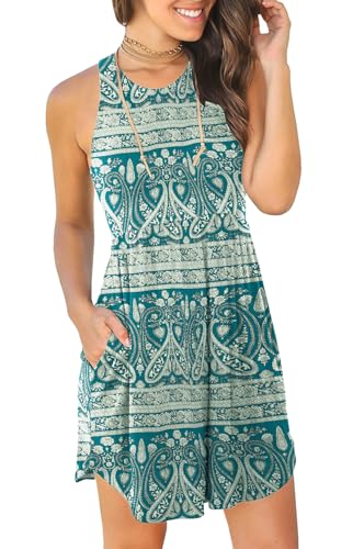 Image of HiMONE Vacation Dresses for Women 2025 Summer Dress Women's Casual Sundresses Casual Beach Petite Sun Dress XS-2XL