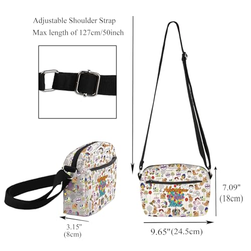 CMNIM UP Merch Adventure Is Out There Crossbody Bag UP Inspired Movie Gift for Fan Carl and Ellie Travel Shoulder Bag2