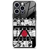 HxH Minimalist Aesthetic Anime Case for iPhone 17, Refined Japanese Manga Character Art, Elegant Soft-Touch Grip & Sleek Cover