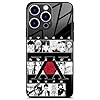 Anime Phone Case for iPhone 17, Hunter x Hunter HxH Manga Characters, 9H Tempered Glass, Soft TPU Shockproof Protective Cover