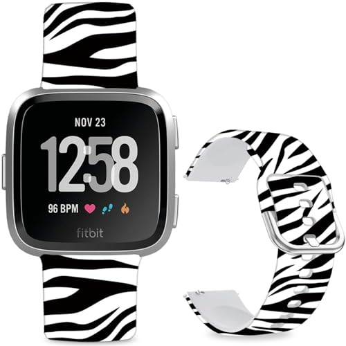 Correa de silicona suave para Fitbit Versa 23mm miniatura 1