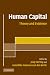 Produktbild Human Capital: Advances in Theory and Evidence