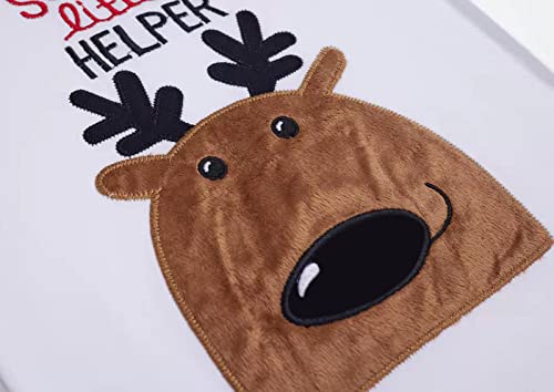 TEDD Christmas Pjs Kids Pyjamas Set for Boys Pajamas Cotton Toddler Baby Clothes Girls Nightwear Fun Santa Claus Sleepwear Unisex Long Sleeve 2 Piece Nightwear Outfit 1-2 Years - Image 2